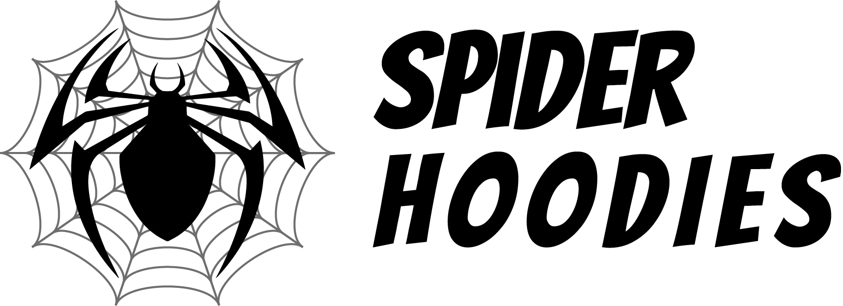 Logo Header Footer-Spider Hoodies